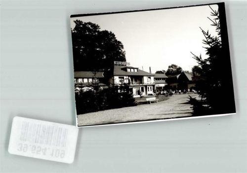 66687 W6648 Nunkirchen FOTO KEINE AK Kurhaus Eichwald Ort handschriftlich Foto Original aus Archiv eines Ansichtskartenverlags