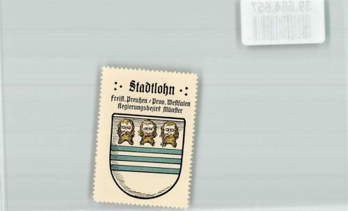 48703 W4424 Stadtlohn Vignette Wappensammelmarke Kaffee Hag