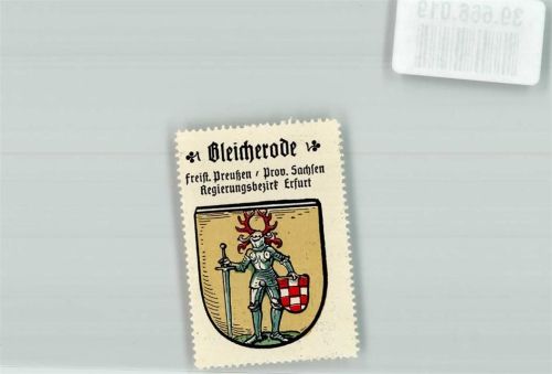 Bleicherode Freist. Preußen Prov. Sachsen Regierungsbezirk Erfurt