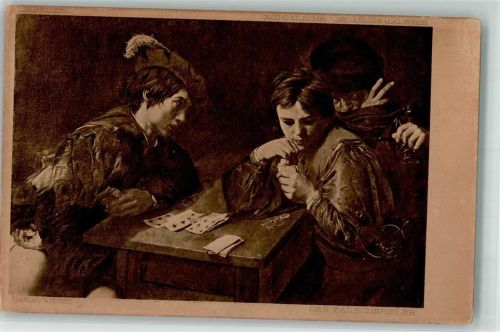 sign. Caravaggio Der Falschspieler