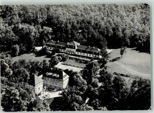 Burgbernheim Fliegeraufnahme Kneipp Sanatorium Dr. Karl Schöner