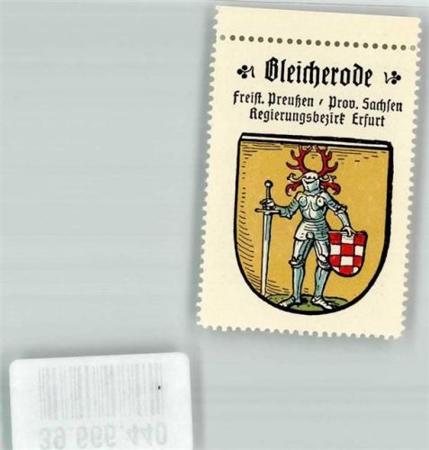 Bleicherode Freist. Preußen Prov. Sachsen Regierungsbezirk Erfurt