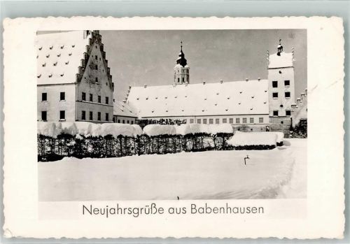 87727 W8943 Babenhausen , Schwab - Winter Neujahr