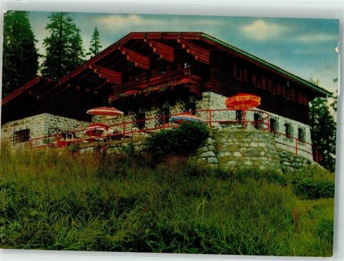 94556 W8351 Waldhäuser - Gasthaus Lusenschutzhaus Hüttenstempel