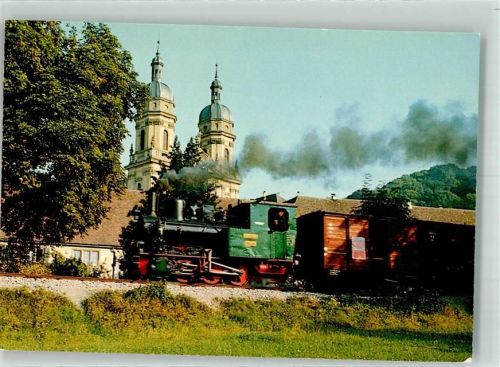 Schöntal Historischer Dampfzug Schmalspurbahn Möckmühl Dörzbach Lokomotive Helene der DGEG Kloster Schöntal Lokomotivfabrick Henschel & Sohn 1919 / 16 426