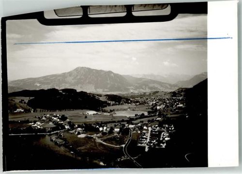 Bühl Fliegeraufnahme Foto Original aus Archiv eines Ansichtskartenverlags Ort handschriftlich
