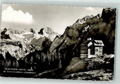 Gablonzer Hütte Dachstei Gosaukamm Hüttenstempel