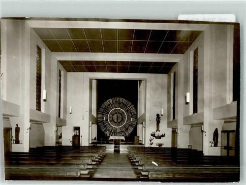 Oer-Erkenschwick Foto Original aus Archiv eines Ansichtskartenverlags Kath. Pfarrkirche Christ-König Ort handschriftlich