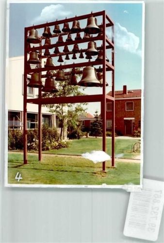 Griesheim Freistehendes Glockenspiel Foto Original aus Archiv eines Ansichtskartenverlags Ort handschriftlich