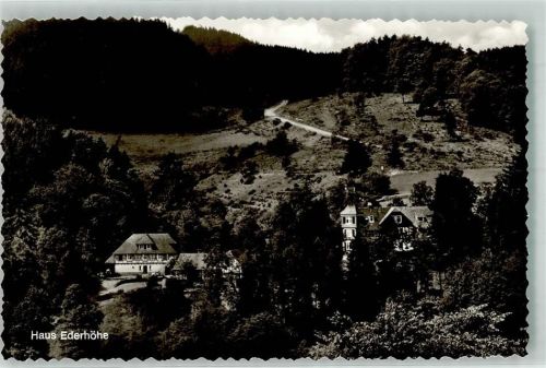 57319 W5920 Beddelhausen Foto AK Pension Haus Ederhöhe