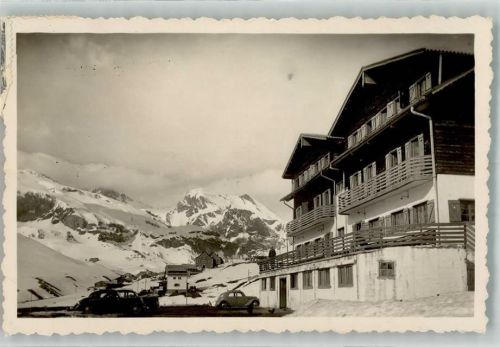 Saragossa 1953 Hotel Candanchu Winter Auto