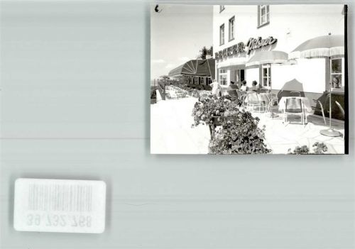 Glashütte Terrasse des Wald-Hotels Foto Original aus Archiv eines Ansichtskartenverlags Ort handschriftlich