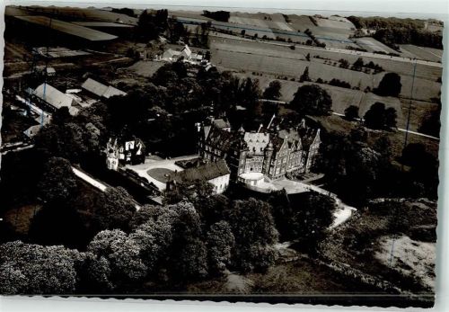 Darfeld fliegeraufnahme Schloss Ort handschriftlich Foto Original aus Archiv eines Ansichtskartenverlags