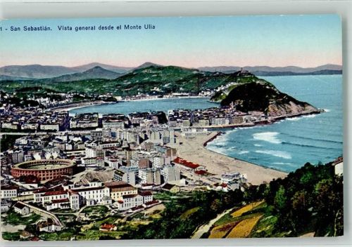 San Sebastian Blick vom Monte Ulia