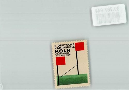 Köln Müngersdorf 305 II. Deutsche Kampfspiele Am Rhein 1926