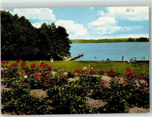 Bornhöved Park und Steg am Bornhöveder See
