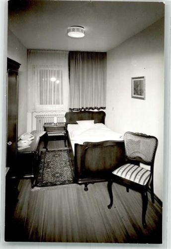 Nonnweiler Gästezimmer im Kurhaus Saarland Foto Original aus Archiv eines Ansichtskartenverlags Ort handschriftlich