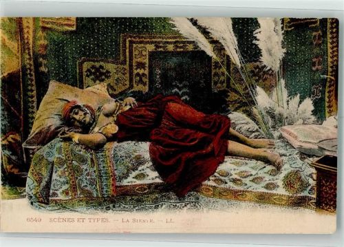 Scenes Et Types La SiesteLevy et Neurdein Reunis 6549 Oriental. Erotik