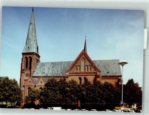 25704 W2223 Meldorf FOTO KEINE AK Kirche Ort handschriftlich Foto Original aus Archiv eines Ansichtskartenverlags