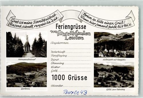 Berlebeck Hermanns- Denkmal Adlerwarte