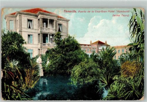 Santa Cruz de Tenerife 1911 Gebrauchsspuren Hotel Humboldt