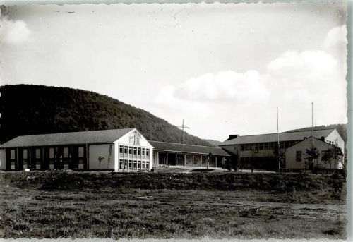 32676 W4927 Lügde FOTO KEINE AK Schule Ort handschriftlich Foto Original aus Archiv eines Ansichtskartenverlags