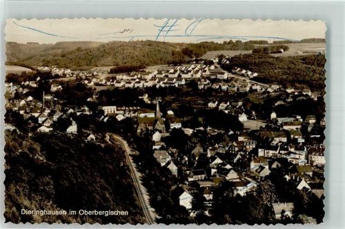 Dieringhausen Fliegeraufnahme Foto Original aus Archiv eines Ansichtskartenverlags