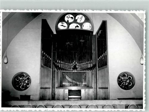 Dieringhausen Kirchenorgel Ort handschrfitlich Foto Original aus Archiv eines Ansichtskartenverlags