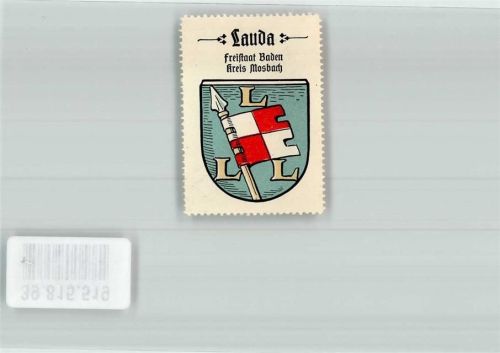 97922 W6970 Lauda Vignette Wappen