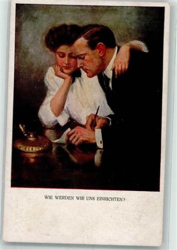 Frau Paar Wie werden wir uns einrichten M.Munk Nr.833