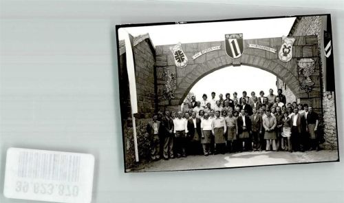 Gimbsheim Wein-Brunnenfest Ort handschrfitlich Foto Original aus Archiv eines Ansichtskartenverlags