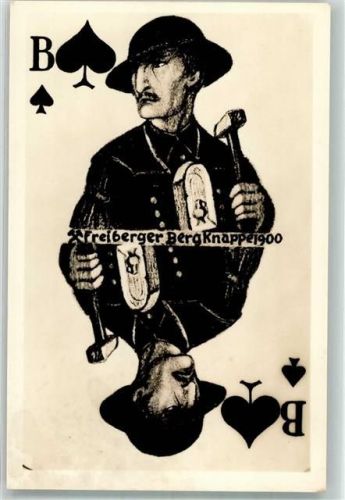 Altenburg 1970 Spielkartenmuseum Freiberger Bergknappe 1900