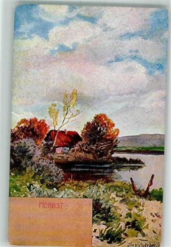 Herbst Landschaft sign. Splitgerber