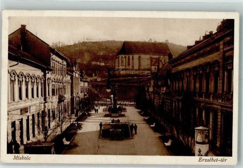 Miskolc Straße Erzsébet-ter