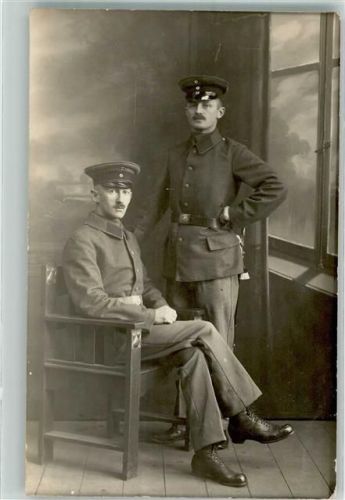 Friedrichsfeld 1915 Soldat Uniform WK I Ort lt. Stempel