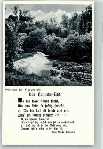 Hemer Hönnetal-Lied Klusenstein