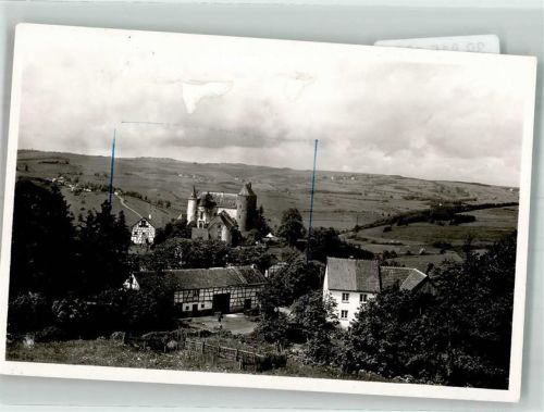 Hellenthal Burg Wildenburg Foto Original aus Archiv eines Ansichtskartenverlags Ort handschriftlich Farbstriche im Bild