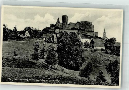 Leuchtenberg Burg der Landgrafen von Leuchtenberg mit der Kirche St. Margareta
