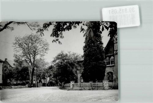 Flammersfeld Straße im Villenviertel Foto Original aus Archiv eines Ansichtskartenverlags Ort handschriftlich