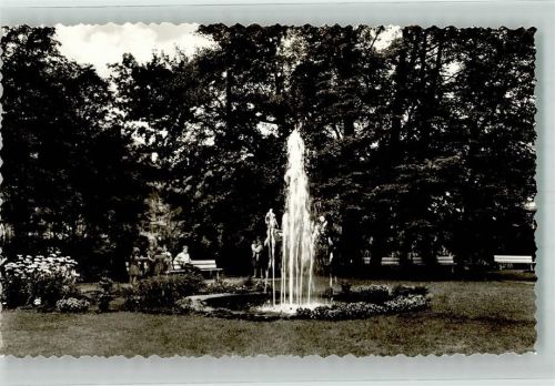 Dieringhausen Parkanlage mit Springbrunnen