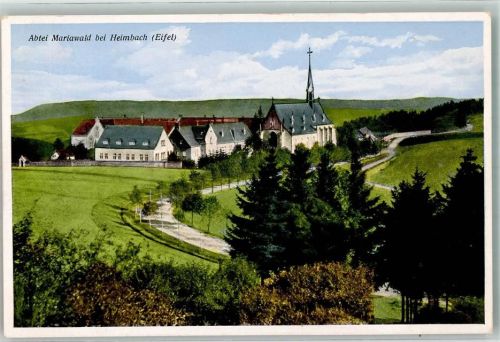 52396 W5169 Mariawald , Abtei Foto AK Kirche