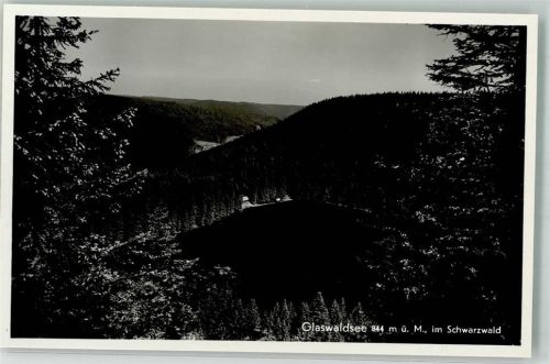 77776 W7624 Schapbach Foto AK Glaswaldsee