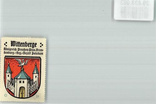 19322 O2900 Wittenberge , Prignitz Vignette Königreich Preußen Prov. Brandenburg Reg. Bezirk Potsdam