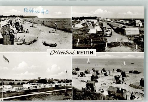 Rettin Schwimmbad Strand Campingplatz VW Bus