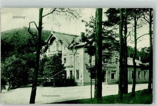 Coswig 1908 Spitzgrundmühle Spitzberg