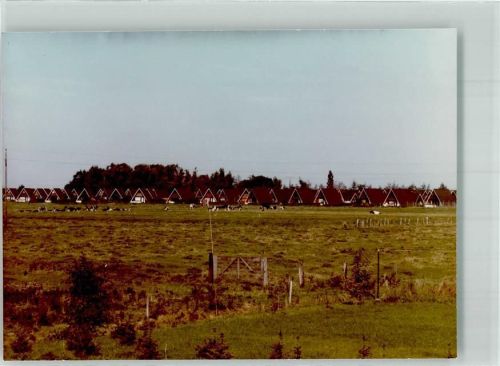 Burhave Feriensiedling Ort handschriftlich Foto Original aus Archiv eines Ansichtskartenverlags