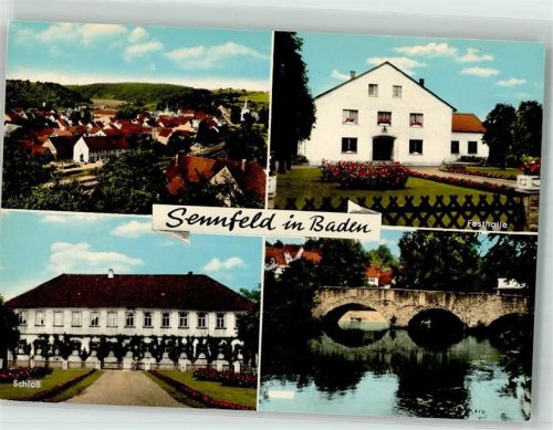 Sennfeld Festhalle Schloss Steinerne Brücke Fotograf Siegfried Würzberger