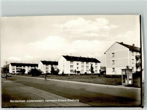 Nordenham Hermann-Ehlers-Stiftung Foto AK beschnitten