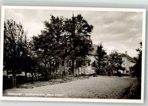 77833 W7583 Ottersweier Foto AK Wallfahrtkirche Maria Linden