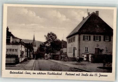 Quierschied Postamt Straße des 13. Januar